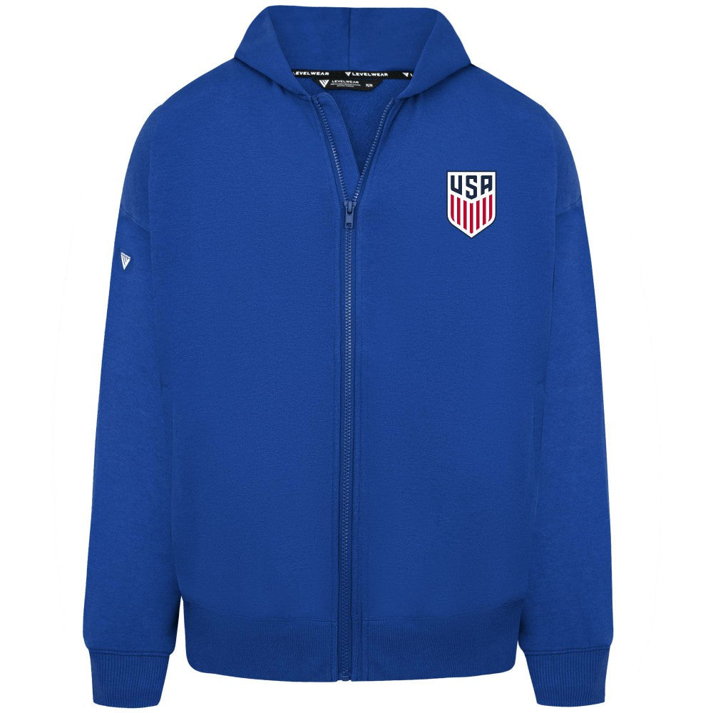 USMNT Levelwear Oversized Uphill Full-Zip Hoodie