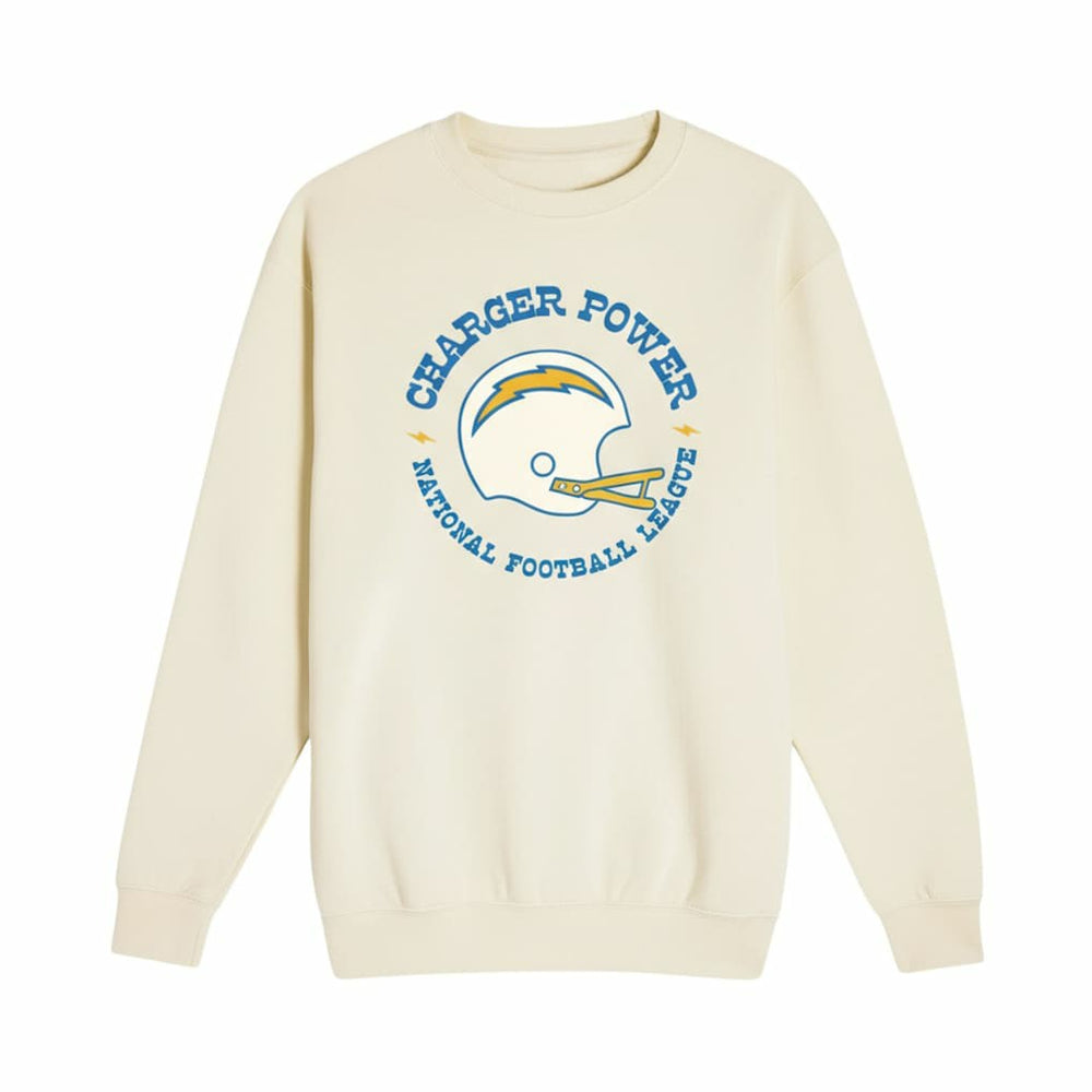 The Wild Collective Unisex Charger Power Fleece Sweatshirt - Los Angeles Chargers Sweatshirts