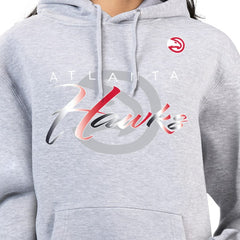 Atlanta Hawks G-III 4Her by Carl Banks Women's Shadow Logo Tri-Blend Fleece Hoodie