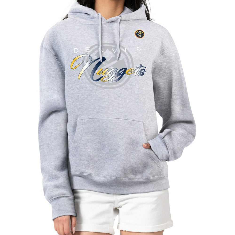 Denver Nuggets G-III 4Her by Carl Banks Women's Shadow Logo Tri-Blend Fleece Hoodie sale