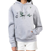 Milwaukee Bucks G-III 4Her by Carl Banks Women's Shadow Logo Tri-Blend Fleece Hoodie
