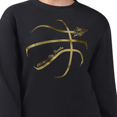 Oklahoma City Thunder G-III 4Her by Carl Banks Women's Metallic Print Basketball Sketch Fleece Sweatshirt