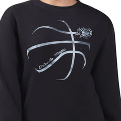 Orlando Magic G-III 4Her by Carl Banks Women's Metallic Print Basketball Sketch Fleece Sweatshirt