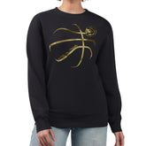 Atlanta Hawks G-III 4Her by Carl Banks Women's Metallic Print Basketball Sketch Fleece Sweatshirt