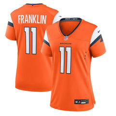 Troy Franklin Women's Team Game Jersey - Denver Broncos Jerseys