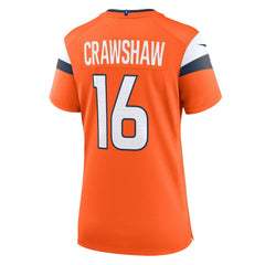 Jeremy Crawshaw Women's Team Game Jersey - Denver Broncos Jerseys