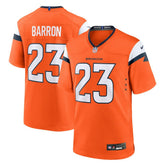 Jahdae Barron Team Game Jersey - Denver Broncos Jerseys