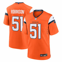 Que Robinson Team Game Jersey - Denver Broncos Jerseys