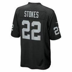 Eric Stokes Team Game Jersey - Las Vegas Raiders Jerseys