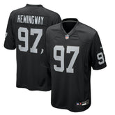 Tonka Hemingway Team Game Jersey - Las Vegas Raiders Jerseys