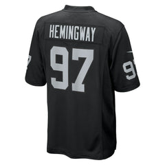 Tonka Hemingway Team Game Jersey - Las Vegas Raiders Jerseys