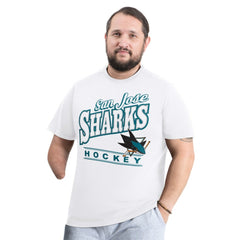 NHL San Jose Sharks G-III Sports by Carl Banks Adaptive Headliner T-Shirt