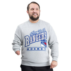 NHL New York Rangers G-III Sports by Carl Banks Adaptive Headliner Fleece Sweatshirt