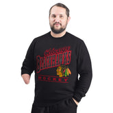 NHL Chicago Blackhawks G-III Sports by Carl Banks Adaptive Headliner Fleece Sweatshirt