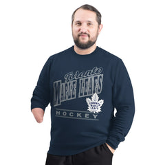 NHL Toronto Maple Leafs G-III Sports by Carl Banks Adaptive Headliner Fleece Sweatshirt