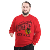 NHL Chicago Blackhawks G-III Sports by Carl Banks Adaptive Headliner Fleece Sweatshirt