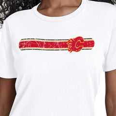 NHL Calgary Flames Starter Women's Team Stripe T-Shirt