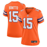 Nik Bonitto Women's Alternate 2 Mile High Collection 1977 Throwback Game Jersey - Denver Broncos Jerseys