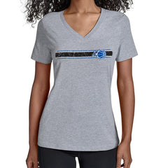 Orlando Magic Starter Women's Team Stripe V-Neck T-Shirt