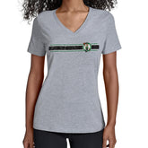 Boston Celtics Starter Women's Team Stripe V-Neck T-Shirt