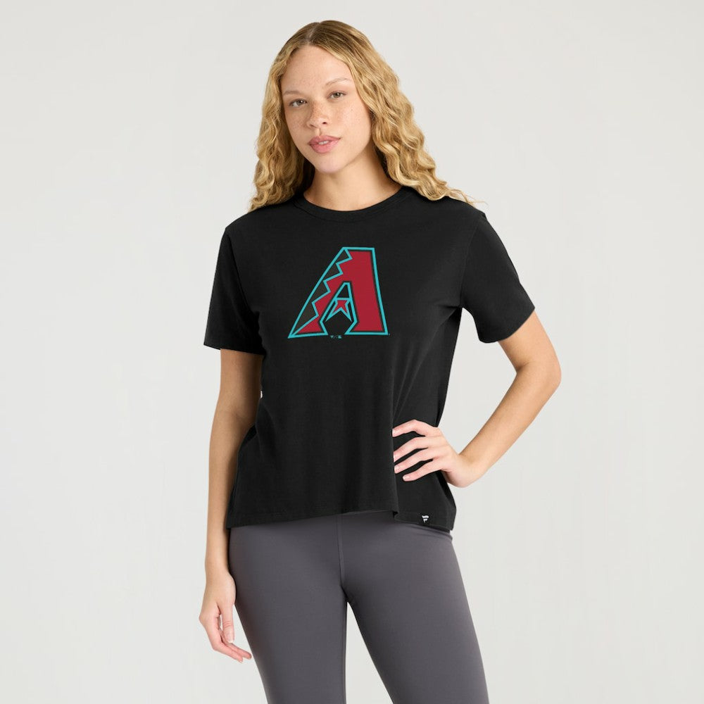 Black Arizona Diamondbacks Women's Scoop Neck T-Shirt