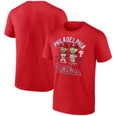 Red Bryce Harper & Kyle Schwarber Philadelphia Phillies Player Duo T-Shirt