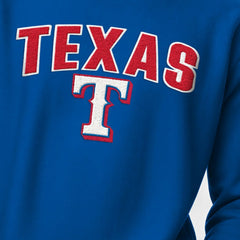 Royal Texas Rangers Champion Reverse Weave Chenille Sweatshirt