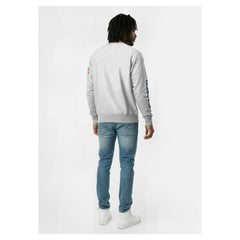 Gray New York Yankees Champion Reverse Weave Chenille Sweatshirt