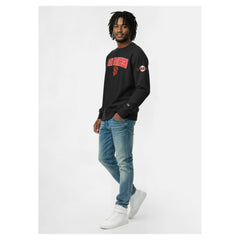 Black San Francisco Giants Champion Reverse Weave Chenille Sweatshirt