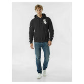Black Chicago White Sox Champion Reverse Weave Chenille Hoodie