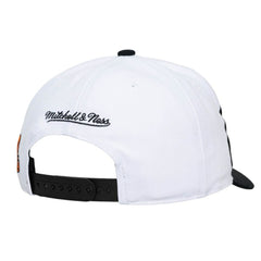 White/Black Baltimore Orioles Mitchell & Ness Unisex XL Script Pro Crown Snapback Hat