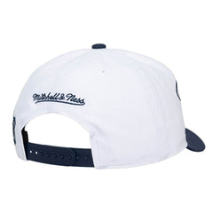 White/Navy Detroit Tigers Mitchell & Ness Unisex XL Script Pro Crown Snapback Hat