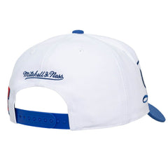 White/Royal Texas Rangers Mitchell & Ness Unisex XL Script Pro Crown Adjustable Hat