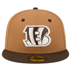 Two-Tone Walnut 59FIFTY Fitted Hat - Cincinnati Bengals Hats