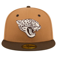 Two-Tone Walnut 59FIFTY Fitted Hat - Jacksonville Jaguars Hats