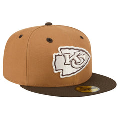 Two-Tone Walnut 59FIFTY Fitted Hat - Kansas City Chiefs Hats