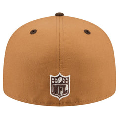 Two-Tone Walnut 59FIFTY Fitted Hat - Miami Dolphins Hats