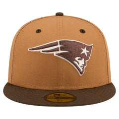 Two-Tone Walnut 59FIFTY Fitted Hat - New England Patriots Hats