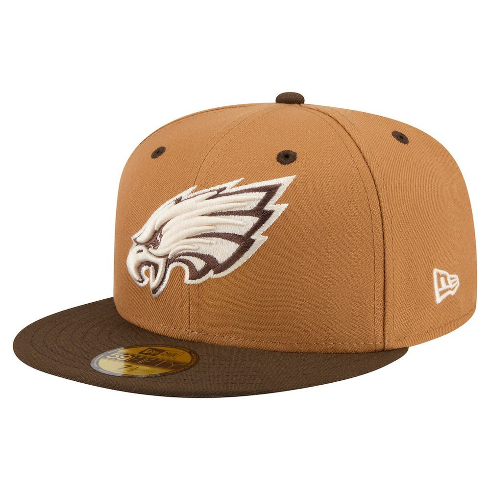 Two-Tone Walnut 59FIFTY Fitted Hat - Philadelphia Eagles Hats