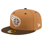 Two-Tone Walnut 59FIFTY Fitted Hat - Tennessee Titans Hats