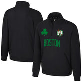 Boston Celtics Stadium Essentials Unisex First Team Trainer Quarter-Zip Pullover