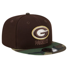 Adult Burnt Wood Camo 9FIFTY Snapback Hat - Green Bay Packers Hats