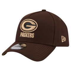 Burnt Wood A-Frame 9FORTY Adjustable Hat - Green Bay Packers Hats