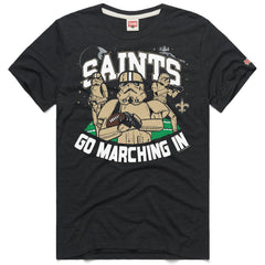 Homage Unisex Star Wars x NFL Tri-Blend T-Shirt - New Orleans Saints T-shirts