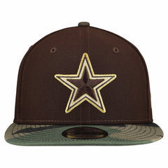 Adult Burnt Wood Camo 9FIFTY Snapback Hat - Dallas Cowboys Hats