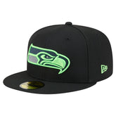 Color Pop 59FIFTY Fitted Hat - Seattle Seahawks Hats