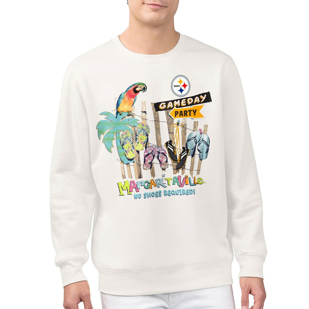 Margaritaville Gameday Party Fleece Sweatshirt - Pittsburgh Steelers Sweatshirts