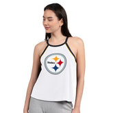 G-III 4Her by Carl Banks Women's Redemption Win Slub Tank Top - Pittsburgh Steelers Tops