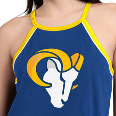 G-III 4Her by Carl Banks Women's Redemption Win Slub Tank Top - Los Angeles Rams Tops