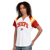 Starter Women's Game On Notch Neck T-Shirt - Kansas City Chiefs T-shirts
